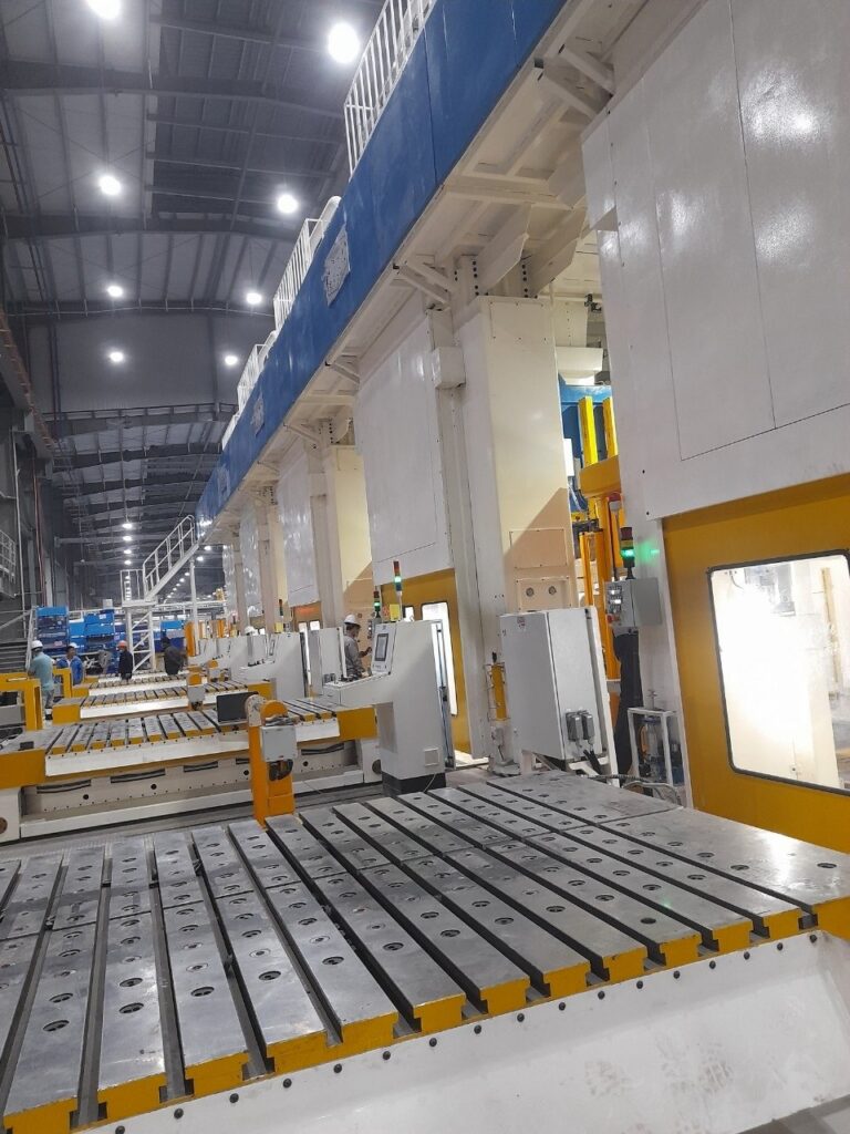 Lắp đặt dây chuyền dập